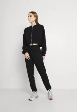 Bestes Angebot 🤩 Even&Odd Damen SET - OVERSIZED SWEAT JACKET & JOGGER - Sweatjacke - Black 👍