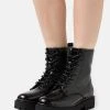 Rabatt ⌛ Even&Odd Damen WINTER BOOT COMFORT - Plateaustiefelette - Black 😍