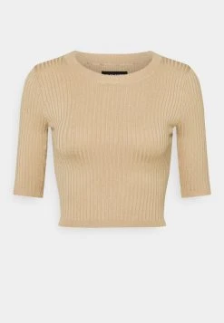 Billig 👏 Even&Odd Damen 2 PACK - T-Shirt Basic - Mottled Grey/sand 🎁 -SchuheKonig Geschaft 607e97d9b4004074952989da73929ffb