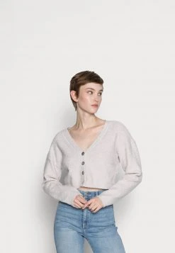 Bestes Angebot 😍 Even&Odd Damen CROPPED STRUCTURED CARDIGAN - Strickjacke - Beige ❤️