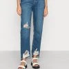 Schlussverkauf ✨ Even&Odd Damen 🌟 Jeans Straight Leg - Blue Denim 😍 -SchuheKonig Geschaft 614622f403d746138d45b5dbb53fcb78