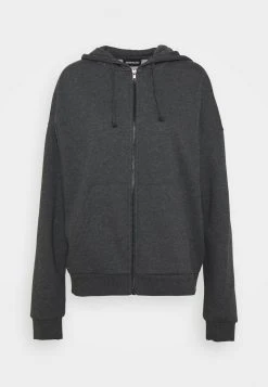 Rabatt 👏 Even&Odd Damen OVERSIZED HOODED ZIP JACKET - Sweatjacke - Mottled Dark Grey 💯 -SchuheKonig Geschaft 62aafb6ee643432bb1906e856458112a