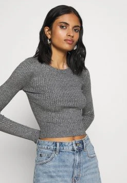 Bester Verkauf 👏 Even&Odd Damen 2 PACK - Strickpullover - Mottled Grey 🛒 -SchuheKonig Geschaft 69829ede2e8b4063a1e829f11c74cfd5