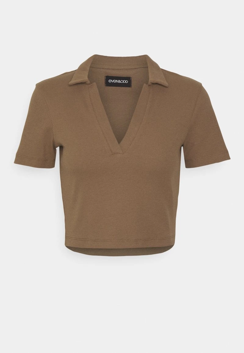 Aktion ❤️ Even&Odd Damen Poloshirt - Brown 👍 3 Aktion ❤️ Even&Odd Damen Poloshirt - Brown 👍