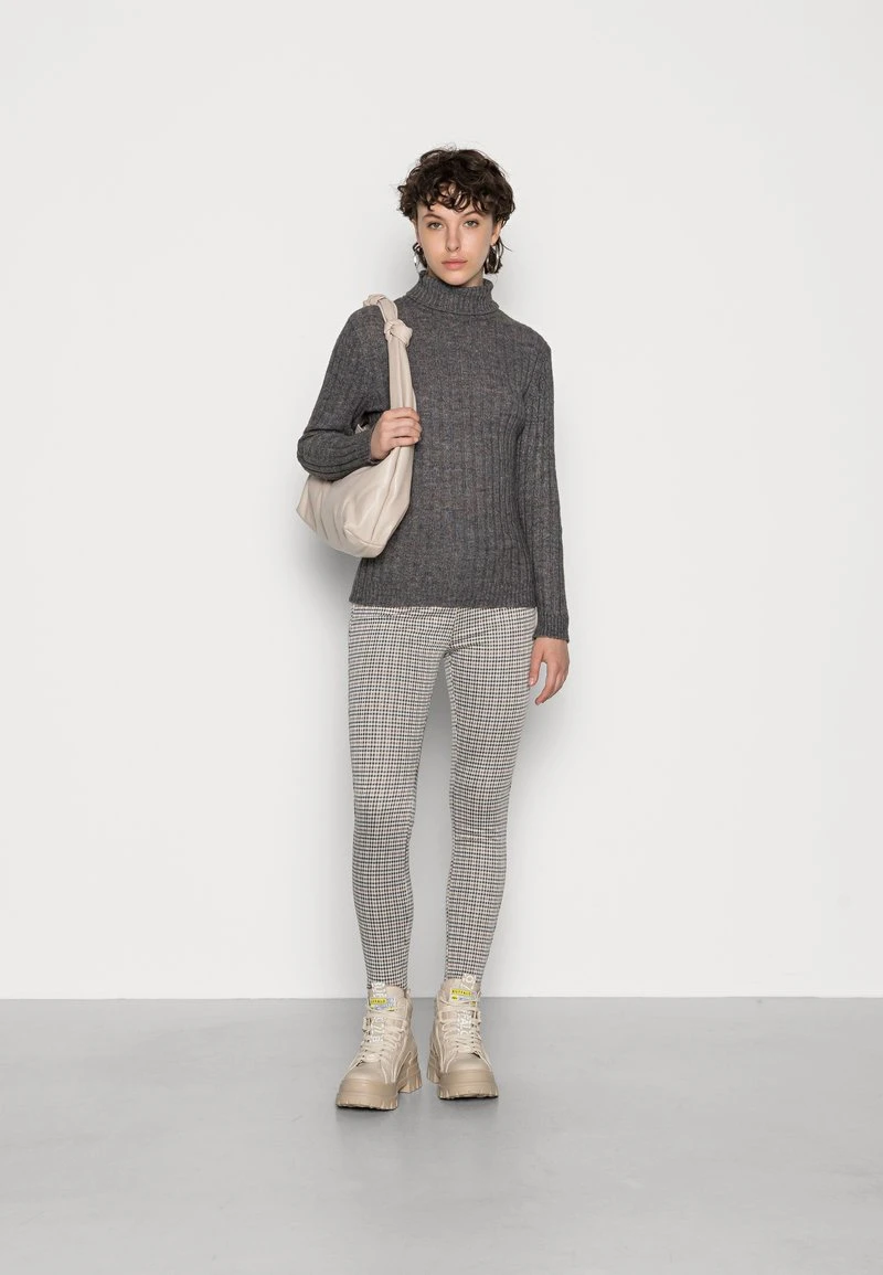 Auslauf ⌛ Even&Odd Damen CHECKED LEGGING - Leggings - Hosen - Brown Black ⌛ 4 Auslauf ⌛ Even&Odd Damen CHECKED LEGGING - Leggings - Hosen - Brown Black ⌛ – Bild 2