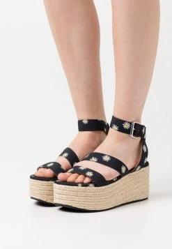 Rabatt 🌟 Even&Odd Damen Plateausandalette - Black 🔔