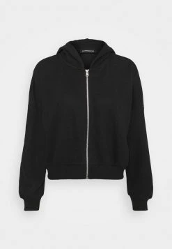 Budget 😉 Even&Odd Damen Ribbed Zip Though Hooded Sweat Jacket - Sweatjacke - Black 😀 -SchuheKonig Geschaft 6e3ce4363006453da05d295a86a921a0