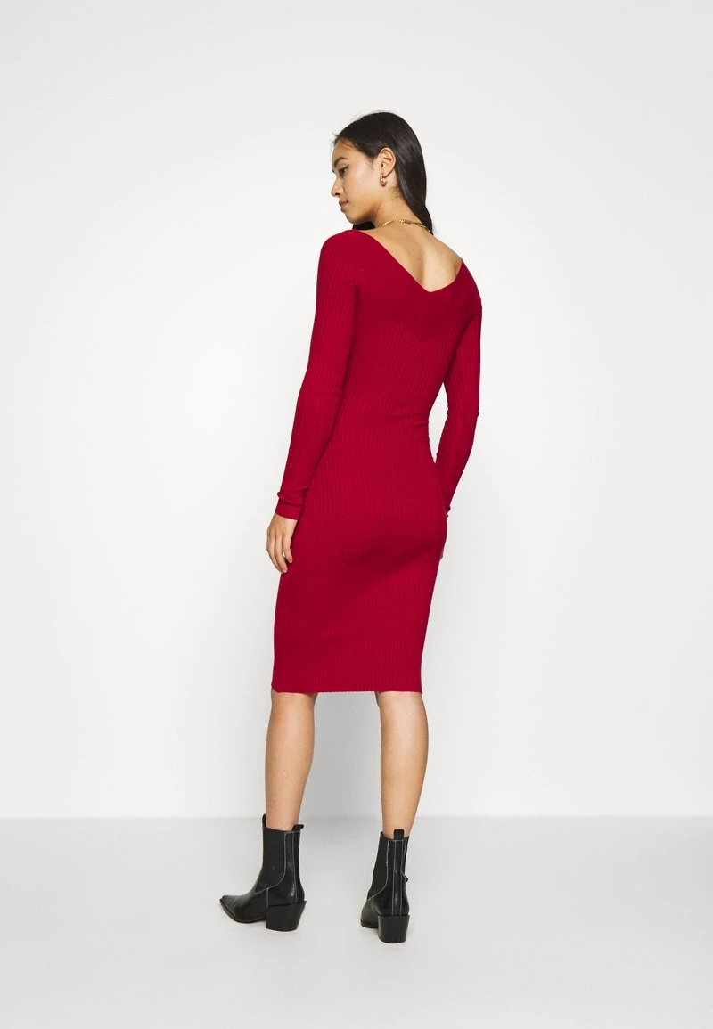 Blitzangebot ❤️ Even&Odd Damen KNIT V NECK MIDI BODYCON DRESS - Etuikleid - Red 🔥 5 Blitzangebot ❤️ Even&Odd Damen KNIT V NECK MIDI BODYCON DRESS - Etuikleid - Red 🔥 – Bild 3