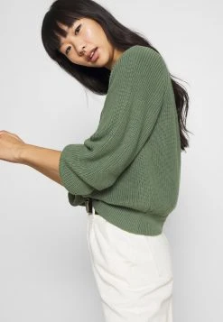 Bestpreis 🧨 Even&Odd Damen VOLUME SLEEVE JUMPER - Strickpullover - Laurel Wreath 🛒 -SchuheKonig Geschaft 732d665be8ca4f0e8ca1b4ae0cbca603