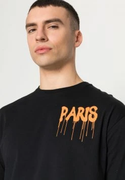 Billig 🛒 Even&Odd GRAFFITI PARIS BACK PRINT TEE UNISEX - T-Shirt Print - Black 👍 -SchuheKonig Geschaft 73eb3a7c29c64023a9101364fe7cfbd8
