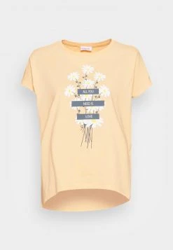 Großhandel 😉 Even&Odd Damen T-Shirt Print - Yellow 🎁 -SchuheKonig Geschaft 7674933d9ea0466194a62701c4d683dc