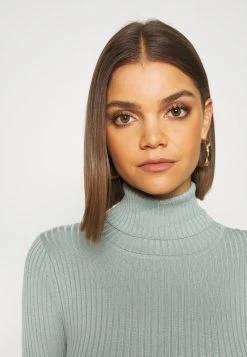 Billig 👏 Even&Odd Damen BASIC TURTLE NECK - Strickpullover - Light Green 🎁 -SchuheKonig Geschaft 79c5ba675f96469c95bb0abbe8b45cf9