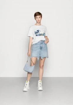 Coupon 😀 Even&Odd Damen T-Shirt Print - White ❤️ -SchuheKonig Geschaft 79ebcfc62ed5428a87af718ea81f0d9f