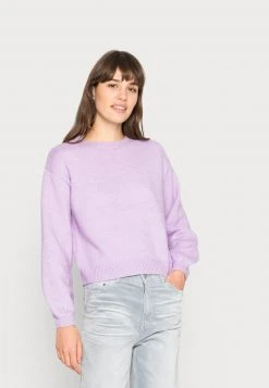 Schlussverkauf ⌛ Even&Odd Damen BALLOON SLEEVE JUMPER - Strickpullover - Lilac 🤩