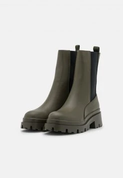 Budget 😍 Even&Odd Damen Plateaustiefelette - Khaki 🔥 -SchuheKonig Geschaft 80fbe762a22f4582b32f7d20170067c7