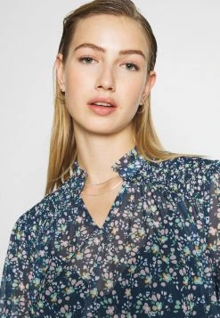 Besorgen ✨ Even&Odd Damen PRINTED BLOUSE - Bluse - Blue 🥰 -SchuheKonig Geschaft 833038b80a4c41a483add33ffb68d1cf