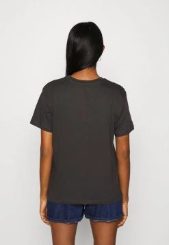 Budget 👍 Even&Odd Damen CLARE YIN YANG FLAMES SMALL PRINT TEE / 801 - ANTHRACITE - T-Shirt Print - Anthracite ⌛ -SchuheKonig Geschaft 8506b1d530e64cb6b1d5bfcce9f49c03