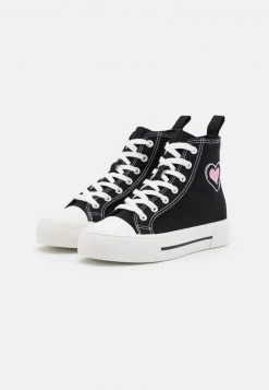 Rabatt 🎉 Even&Odd Damen LOVE - Sneaker High - Black/pink 🧨 -SchuheKonig Geschaft 851d25aee7f54a65add9c266203ec9f8