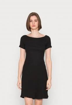 Billig 🛒 Even&Odd Damen 2 PACK - Jerseykleid - Black ✔️ -SchuheKonig Geschaft 85656e540e654fe7b364741cb666a566