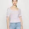 Top 10 🔔 Even&Odd T-Shirt Basic - Lilac | Damen 🔥