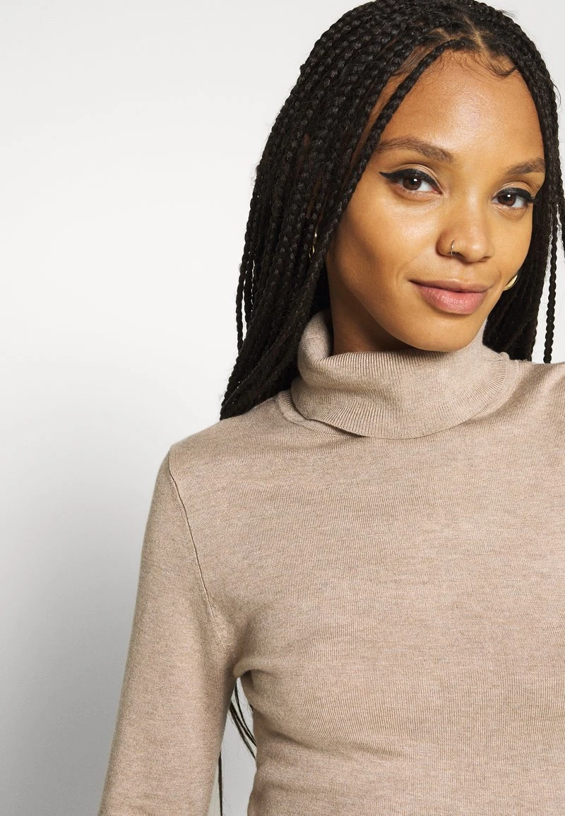Schlussverkauf 🔥 Even&Odd Damen BASIC TURTLE NECK JUMPER - Strickpullover - Sand 💯 6 Schlussverkauf 🔥 Even&Odd Damen BASIC TURTLE NECK JUMPER - Strickpullover - Sand 💯 – Bild 4