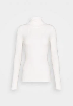 Schlussverkauf ✔️ Even&Odd Damen BASIC TURTLE NECK - Strickpullover - White 🔔 -SchuheKonig Geschaft 88cd38e88ede4bccb52954cb5532fb95