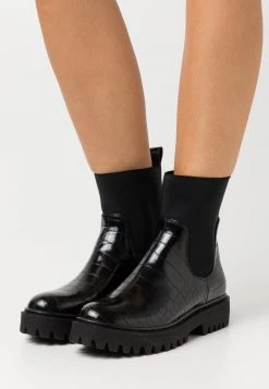 Bester Verkauf 😍 Even&Odd Damen Plateaustiefelette - Black 🎁