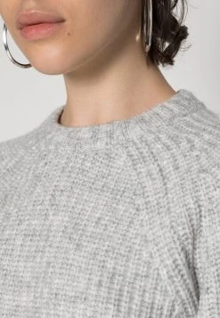 Rabatt ✔️ Even&Odd Damen Strickpullover - Mottled Grey ⌛ -SchuheKonig Geschaft 9118d4f4a2f74053baeaffeb965404ae