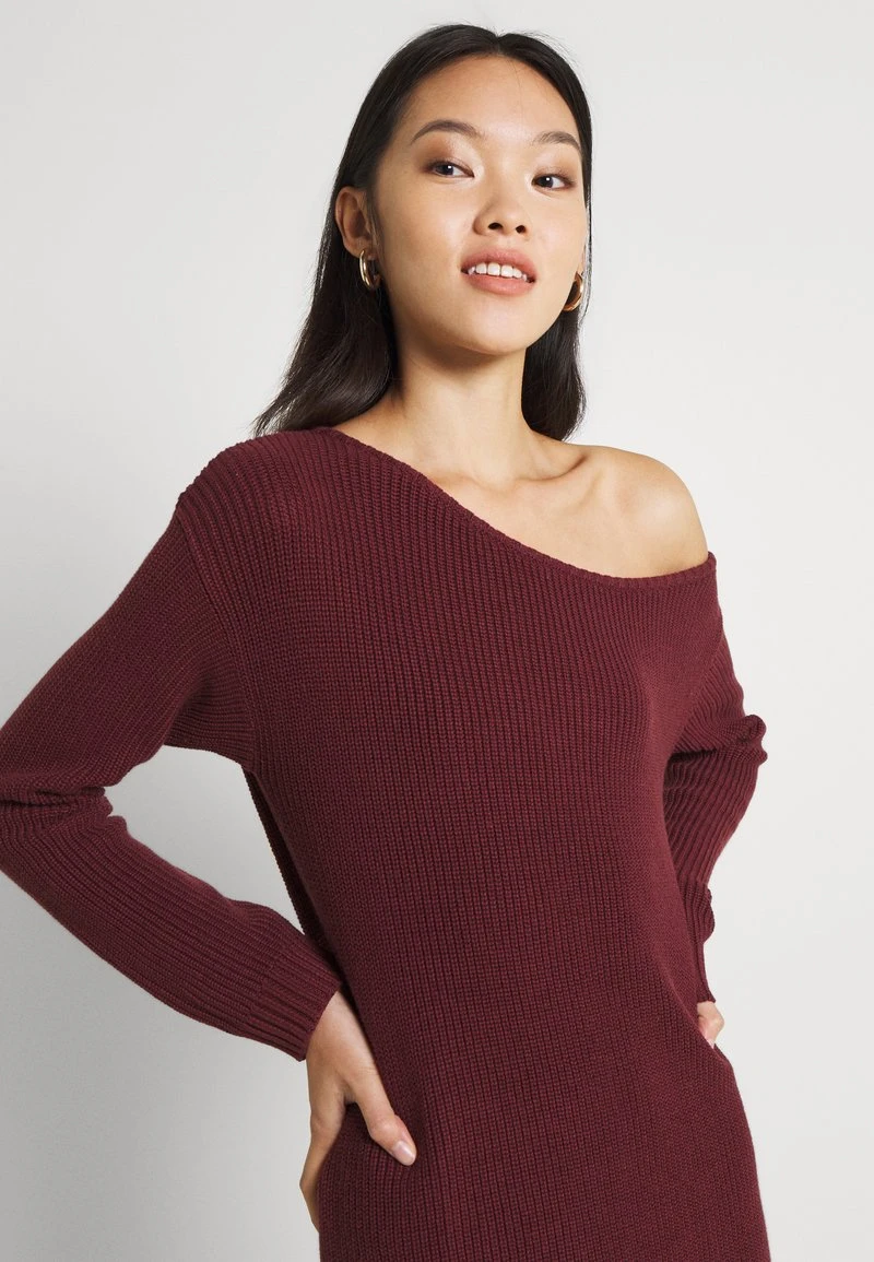 Bester Verkauf 🌟 Even&Odd Damen Strickkleid - Bordeaux 💯 6 Bester Verkauf 🌟 Even&Odd Damen Strickkleid - Bordeaux 💯 – Bild 4