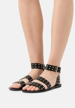 Coupon ✨ Even&Odd Riemensandalette - Black | Damen ⌛