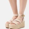 Coupon 🛒 Even&Odd Plateausandalette - Beige | Damen 🧨