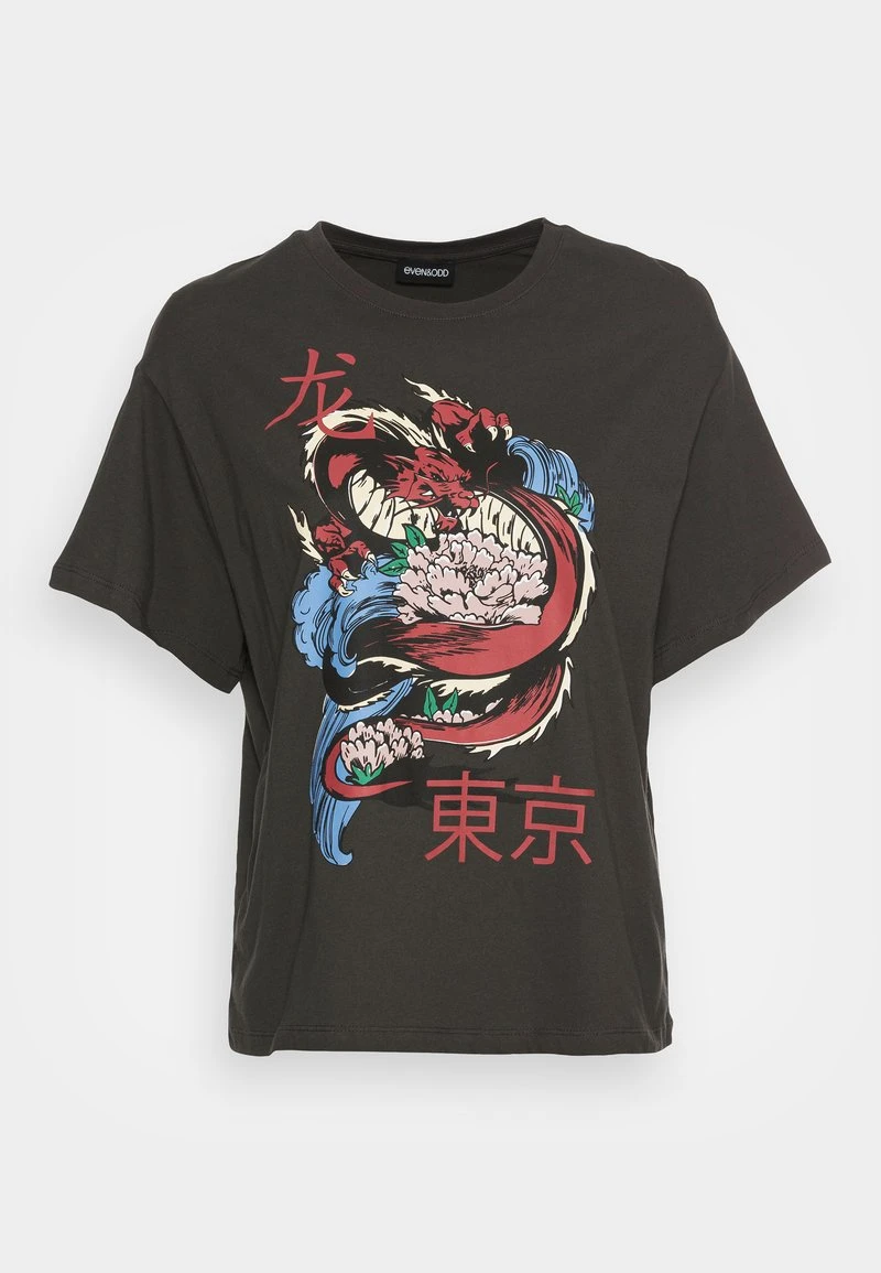 Top 10 🔔 Even&Odd Damen T-Shirt Print - Anthracite 😉 6 Top 10 🔔 Even&Odd Damen T-Shirt Print - Anthracite 😉 – Bild 4