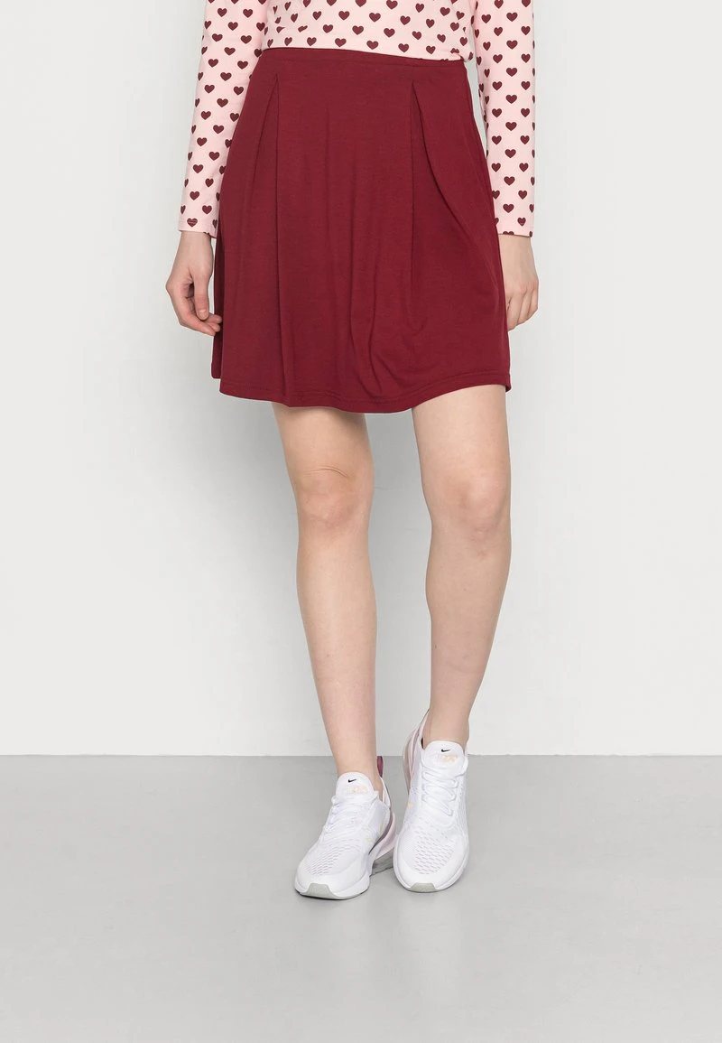 Schlussverkauf 🌟 Even&Odd Damen A-Linien-Rock - Dark Red 🧨 3 Schlussverkauf 🌟 Even&Odd Damen A-Linien-Rock - Dark Red 🧨