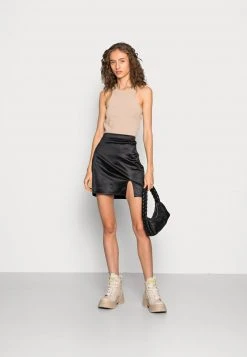 Neu ⌛ Even&Odd Damen BODYCON SKIRT WITH SLIT - Minirock - Black 👍 -SchuheKonig Geschaft 94f2e319a39c4d9b91cdc73f8dcafcc4