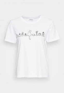 Rabatt 😍 Even&Odd T-Shirt Print - White | Damen 🎁 -SchuheKonig Geschaft 97b65325afb94368bb6fb0aebf1377e6