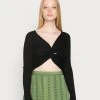 Rabatt ❤️ Even&Odd Damen WRAP FRONT JUMPER - Strickpullover - Black ✨