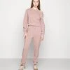 Bester Verkauf ✔️ Even&Odd Damen Off Shoulder&Jogger Set - Sweatshirt - Pink ❤️ -SchuheKonig Geschaft 9b56e9cb63434676bacd8743f96ed372