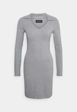 Coupon ✔️ Even&Odd Damen Jerseykleid - Mottled Grey ❤️