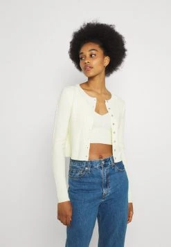 Budget ❤️ Even&Odd Damen KNITWEAR SET - Strickjacke - Light Yellow ⌛