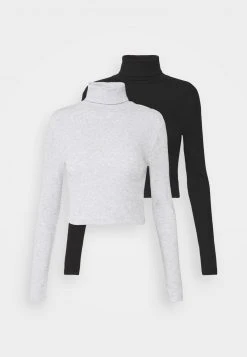 Rabatt 🥰 Even&Odd Damen 2 PACK - Langarmshirt - Black/grey ❤️ -SchuheKonig Geschaft a143f9b49e464630868d50b2953e2171