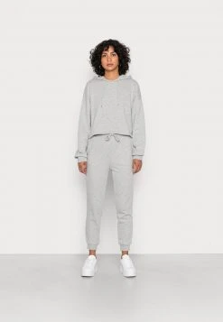 Billig ❤️ Even&Odd Damen Kapuzenpullover - Mottled Light Grey 🔥