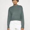 Auslauf 👏 Even&Odd Damen Strickpullover - Dark Green 🧨 -SchuheKonig Geschaft a37f5694016e474fb5e9cf0b58662871