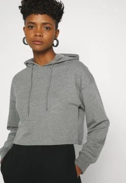 Am billigsten 🎉 Even&Odd Damen BASIC - Cropped Oversized Hoodie - Kapuzenpullover - Mottled Grey ⭐ -SchuheKonig Geschaft a515cc8d039c45de9f1c2da95b620511