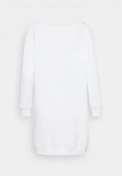 Am billigsten 🥰 Even&Odd Damen SWEAT OFF SHOULDER MINI DRESS - Freizeitkleid - White 🌟 -SchuheKonig Geschaft a86b6e9ac1e3484fbc68fbe8663b2eee