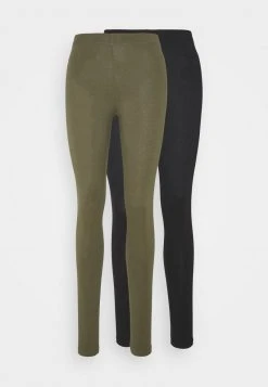 Großhandel ❤️ Even&Odd Damen 2 PACK - Leggings - Hosen - Black Olive ✔️