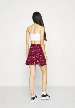 Bestes Angebot 👏 Even&Odd Damen A-Linien-Rock - Black/bordeaux 🤩 -SchuheKonig Geschaft ac218daebe4546609d118f4d6da3c4d5