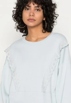 Schlussverkauf 🎁 Even&Odd Damen Sweatshirt - Light Blue 🥰 -SchuheKonig Geschaft ad243bd1226f413d9a507f0bd45680a2