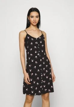 Budget 👏 Even&Odd Damen Freizeitkleid - Black_pink ⌛