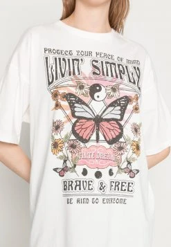 Aktion 🧨 Even&Odd Damen T-Shirt Print - White 🎉 -SchuheKonig Geschaft b023d10b35c74724b9ceb7a64f4ed360