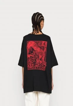 Rabatt ❤️ Even&Odd Damen T-Shirt Print - Black ✨ -SchuheKonig Geschaft b185cc40c5a640df829d971ba283598b